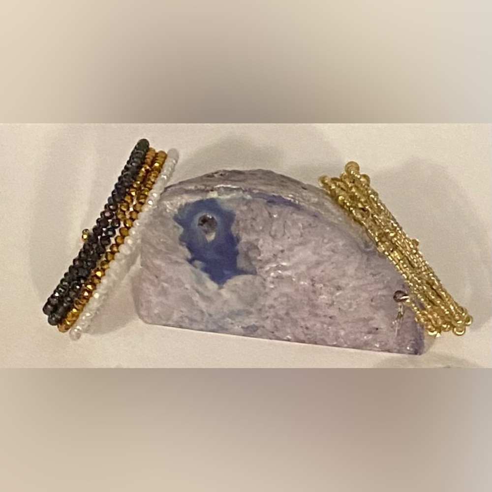 NEW 4 Memory Wire bracelets - Picture 2 of 7